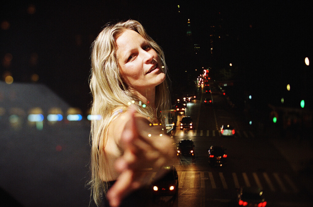 Analogue double exposure Yoga portraits of Camilla Ahlqvist. NYC
