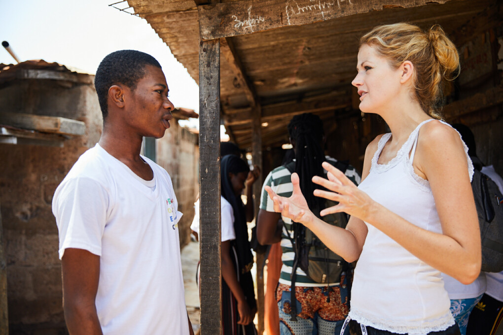 Porträtt av hjälporganisation tagna av Paulina Westerlind i Ghana för Project Nima