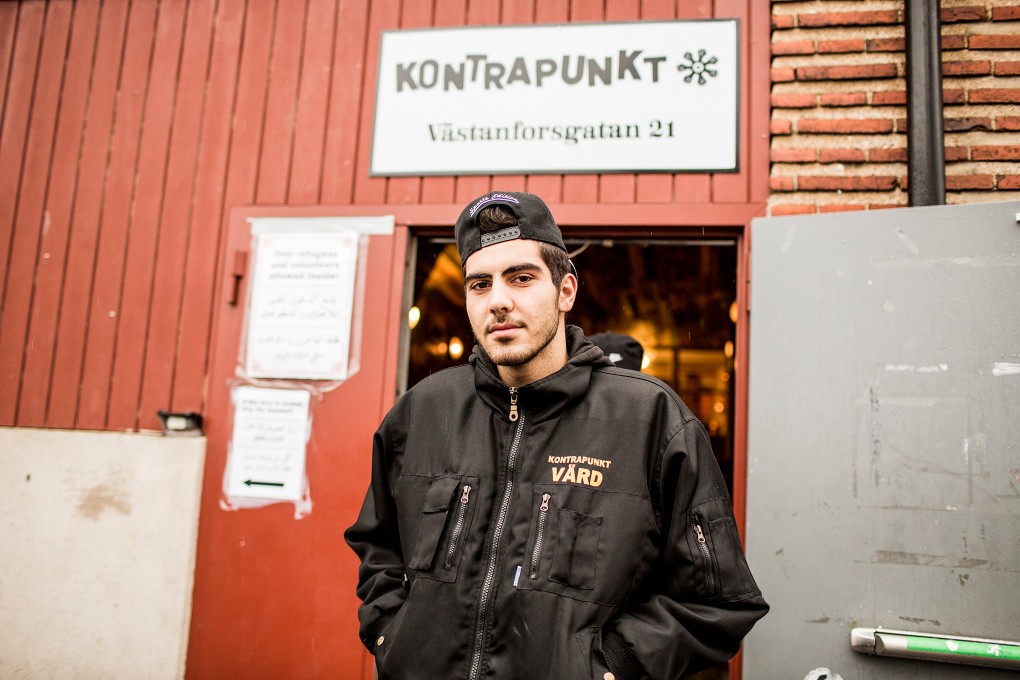 Porträtt av medarbetare på Kontrapunkt vid Norra Grängesbergsgatan i Malmö. Fotograferat för Emoore