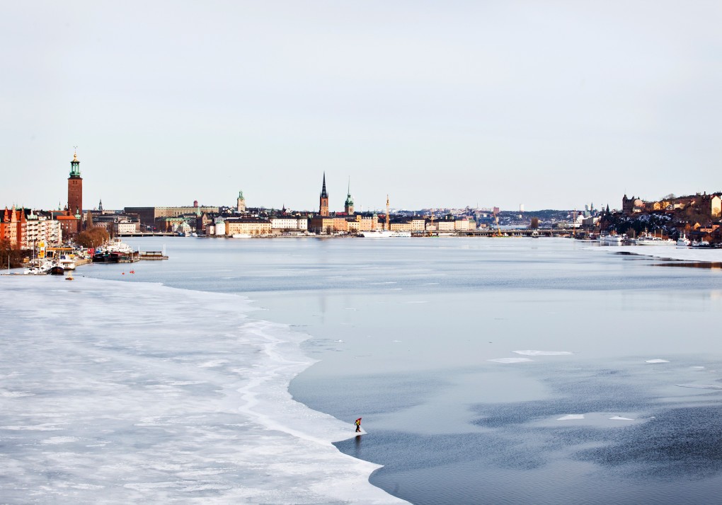 Fotografier från friluftslivet i Stockholm city åt Nordea bildbank