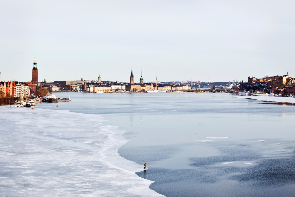 Fotografier från friluftslivet i Stockholm city åt Nordea bildbank