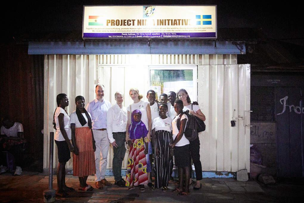 Porträtt av hjälporganisation tagna av Paulina Westerlind i Ghana för Project Nima