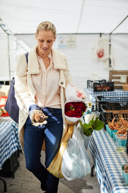 Organic produce at Famers market in NYC, Camilla Ahlqvist and The Practice. Photographed by Paulina Westerlind